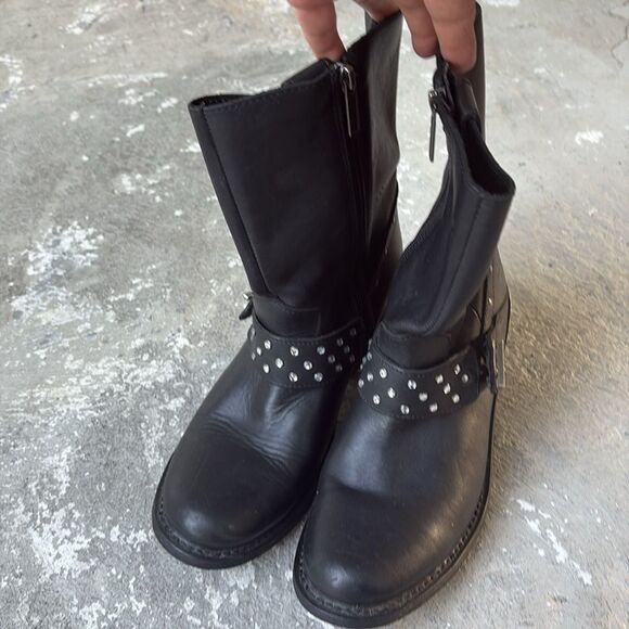 Harley Davidson rhinestone studded boots - Picture 5 of 10